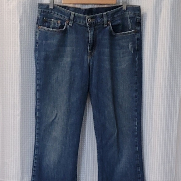 Lucky Brand Womens Sweet and Low Distressed Bootcut 14 31 - Picture 3 of 16